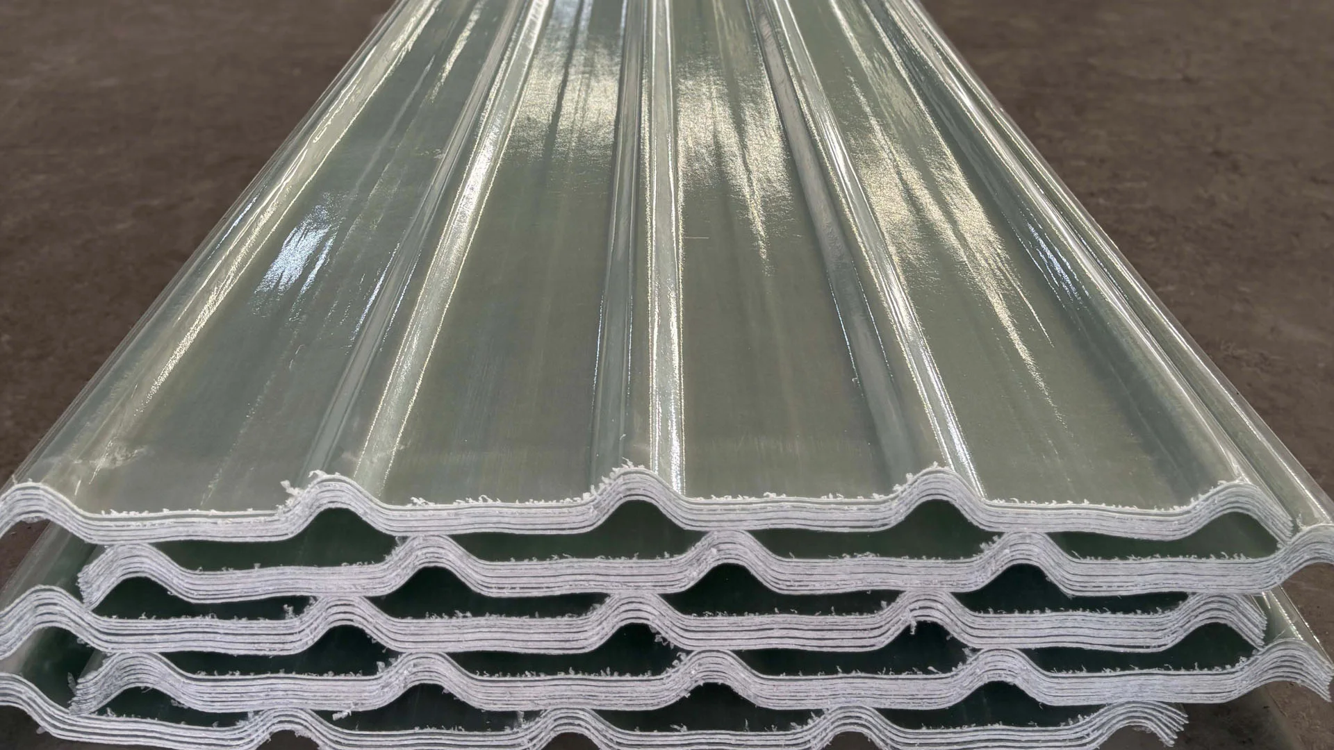 Contoh Hasil Produksi Atap FRP